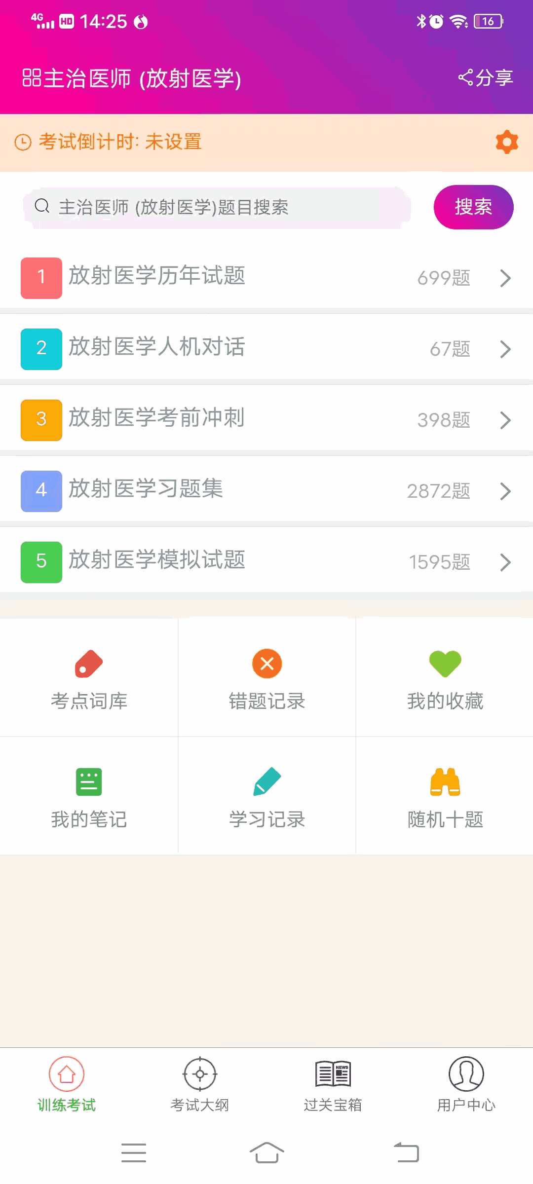 放射医学主治医师